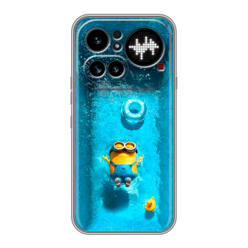 Силиконовый чехол на Nothing Phone (4a) Pro с принтом Миньоны Силиконовый чехол на Nothing Phone (4a) Pro с принтом Миньоны