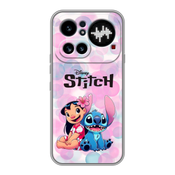 Силиконовый чехол на Nothing Phone (4a) Pro с принтом Лило и Стич Силиконовый чехол на Nothing Phone (4a) Pro с принтом Лило и Стич