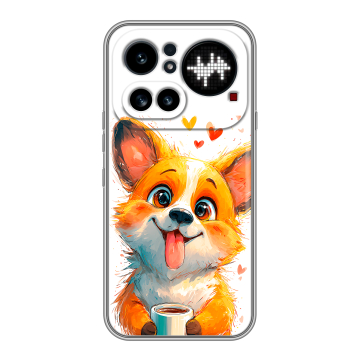 Силиконовый чехол на Nothing Phone (4a) Pro с принтом корги Силиконовый чехол на Nothing Phone (4a) Pro с принтом корги