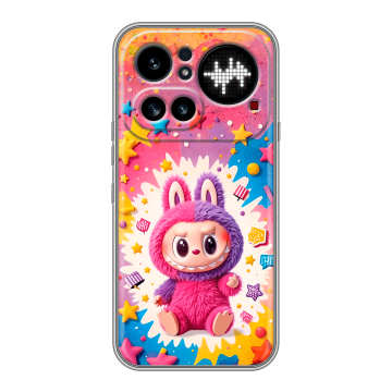 Силиконовый чехол на Nothing Phone (4a) Pro с принтом Labubu Лабубу Силиконовый чехол на Nothing Phone (4a) Pro с принтом Labubu Лабубу