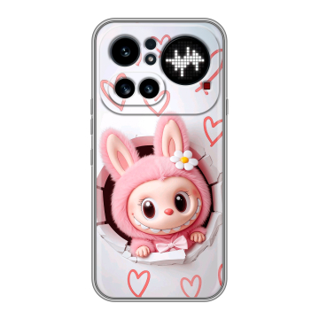 Силиконовый чехол на Nothing Phone (4a) Pro с принтом Labubu Лабубу Силиконовый чехол на Nothing Phone (4a) Pro с принтом Labubu Лабубу