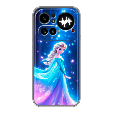 Силиконовый чехол на Nothing Phone (4a) Pro с принтом Холодное сердце Frozen