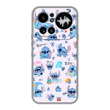 Силиконовый чехол на Nothing Phone (4a) Pro с принтом Лило и Стич Силиконовый чехол на Nothing Phone (4a) Pro с принтом Лило и Стич