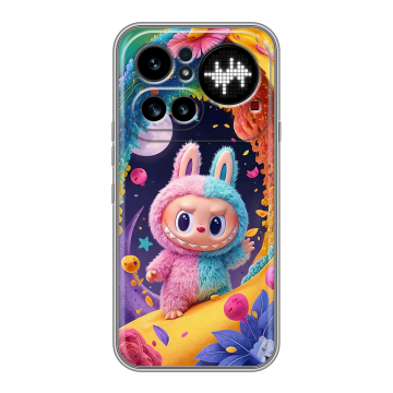 Силиконовый чехол на Nothing Phone (4a) Pro с принтом Labubu Лабубу