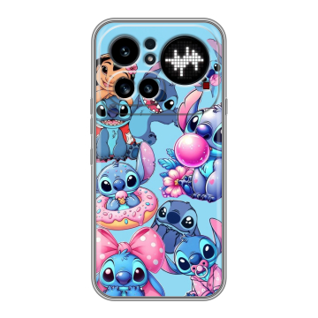 Силиконовый чехол на Nothing Phone (4a) Pro с принтом Лило и Стич Силиконовый чехол на Nothing Phone (4a) Pro с принтом Лило и Стич