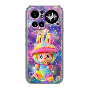 Силиконовый чехол на Nothing Phone (4a) Pro с принтом Labubu Лабубу