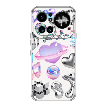 Силиконовый чехол на Nothing Phone (4a) Pro с принтом Y2K Силиконовый чехол на Nothing Phone (4a) Pro с принтом Y2K