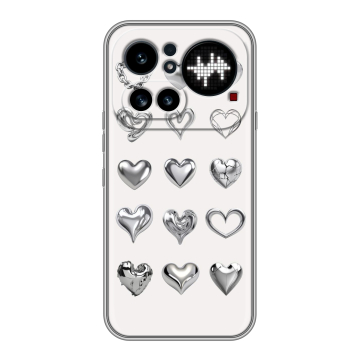 Силиконовый чехол на Nothing Phone (4a) Pro с принтом Y2K сердечки Силиконовый чехол на Nothing Phone (4a) Pro с принтом Y2K сердечки