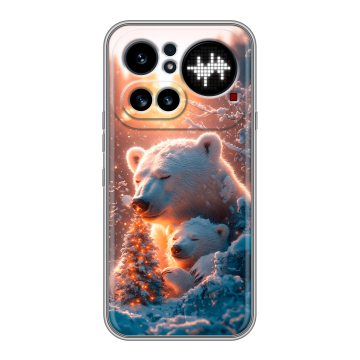 Силиконовый чехол на Nothing Phone (4a) Pro с принтом Новый год Силиконовый чехол на Nothing Phone (4a) Pro с принтом Новый год