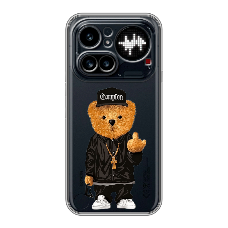Силиконовый чехол на Nothing Phone (4a) Pro с принтом Плюшевый медведь Силиконовый чехол на Nothing Phone (4a) Pro с принтом Плюшевый медведь