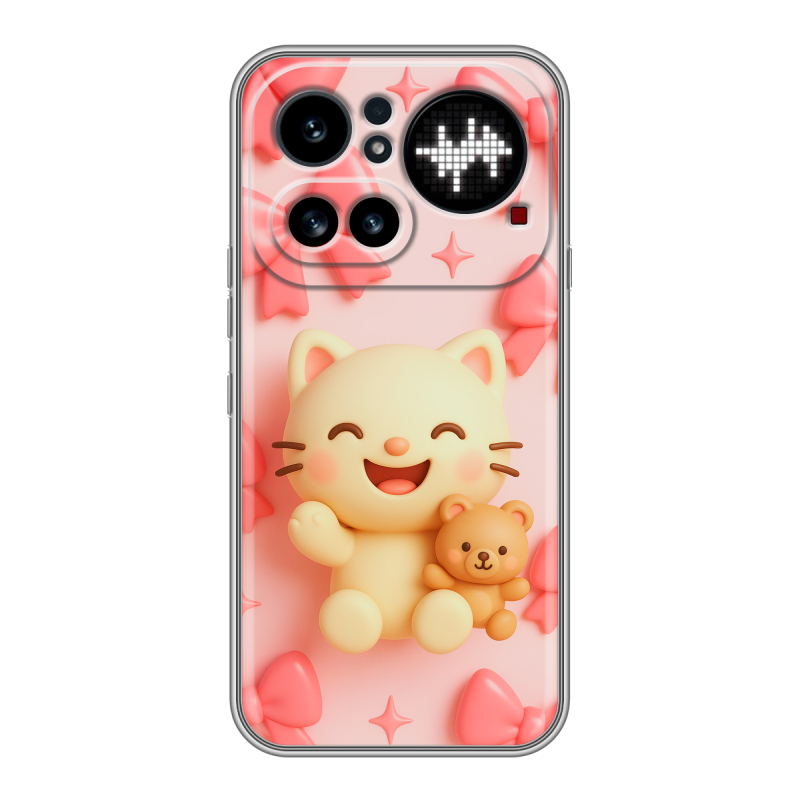 Силиконовый чехол на Nothing Phone (4a) Pro с принтом для девочек Силиконовый чехол на Nothing Phone (4a) Pro с принтом для девочек