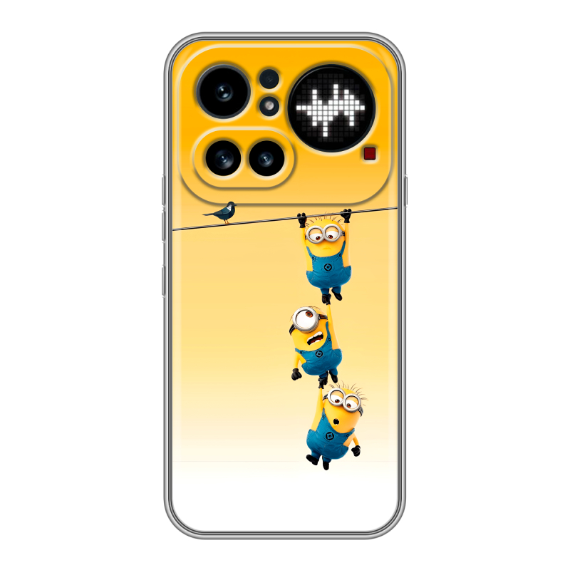 Силиконовый чехол на Nothing Phone (4a) Pro с принтом Миньоны Силиконовый чехол на Nothing Phone (4a) Pro с принтом Миньоны
