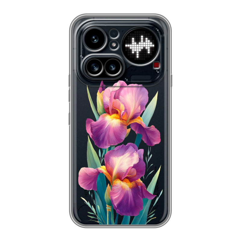 Силиконовый чехол на Nothing Phone (4a) Pro с принтом Цветы орхидеи Силиконовый чехол на Nothing Phone (4a) Pro с принтом Цветы орхидеи