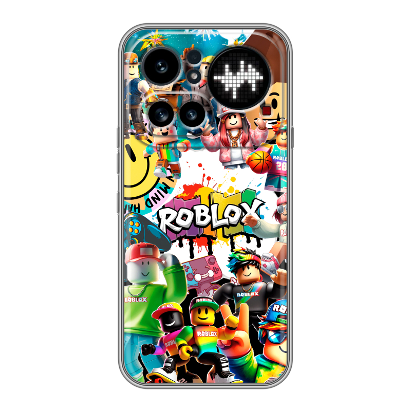Силиконовый чехол на Nothing Phone (4a) Pro с принтом Roblox Роблокс Силиконовый чехол на Nothing Phone (4a) Pro с принтом Roblox Роблокс