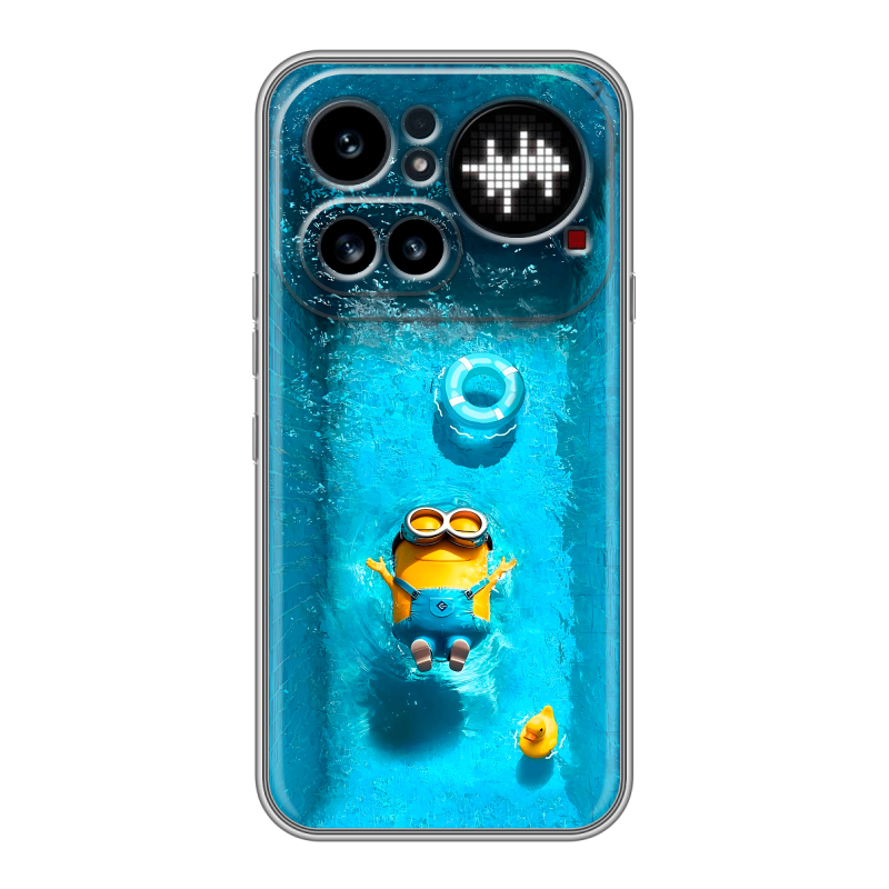 Силиконовый чехол на Nothing Phone (4a) Pro с принтом Миньоны Силиконовый чехол на Nothing Phone (4a) Pro с принтом Миньоны