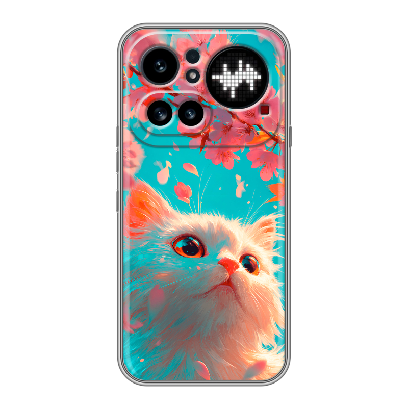 Силиконовый чехол на Nothing Phone (4a) Pro с принтом Красивый кот Силиконовый чехол на Nothing Phone (4a) Pro с принтом Красивый кот