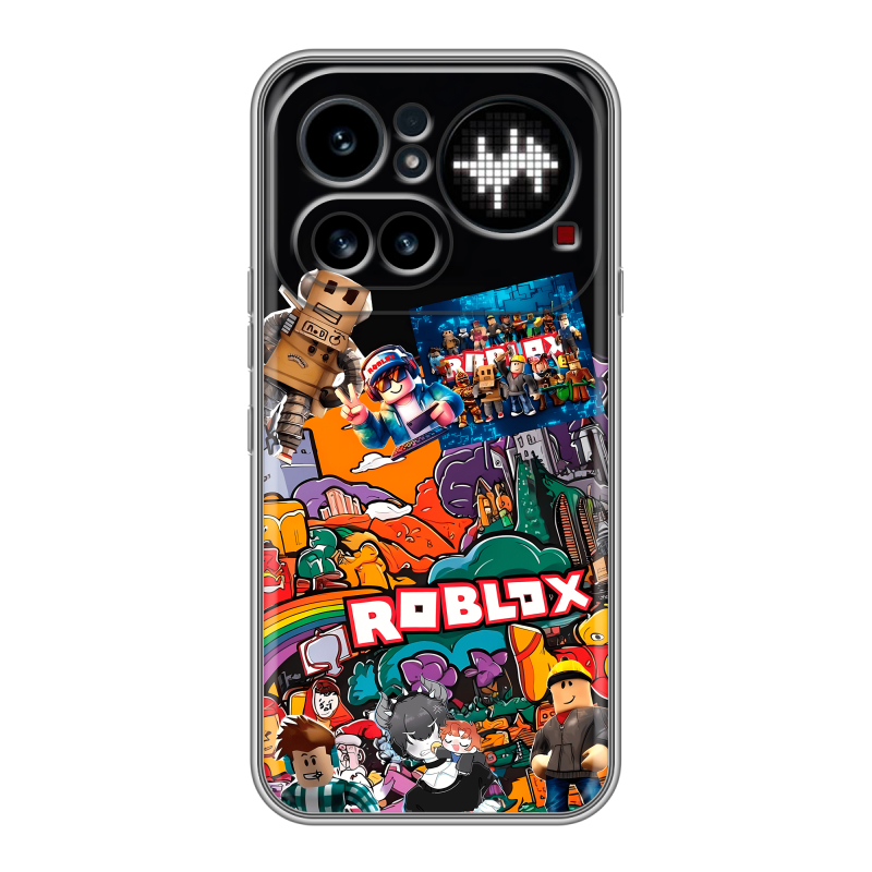 Силиконовый чехол на Nothing Phone (4a) Pro с принтом Roblox Роблокс Силиконовый чехол на Nothing Phone (4a) Pro с принтом Roblox Роблокс
