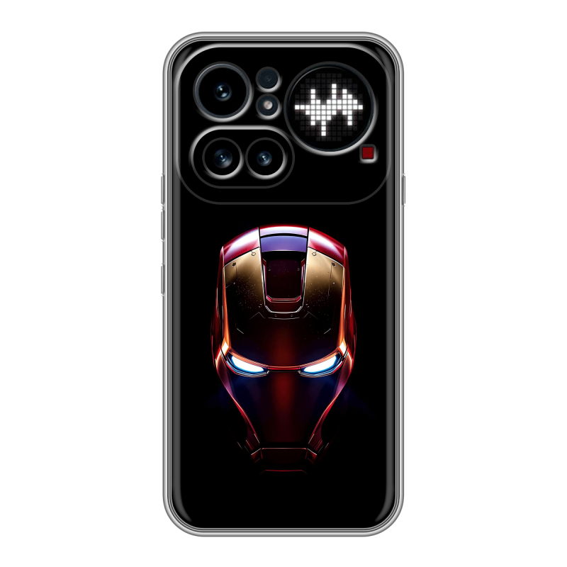 Силиконовый чехол на Nothing Phone (4a) Pro с принтом IronMan Железный человек Силиконовый чехол на Nothing Phone (4a) Pro с принтом IronMan Железный человек