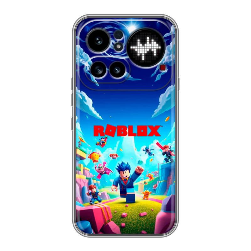 Силиконовый чехол на Nothing Phone (4a) Pro с принтом Roblox Роблокс Силиконовый чехол на Nothing Phone (4a) Pro с принтом Roblox Роблокс