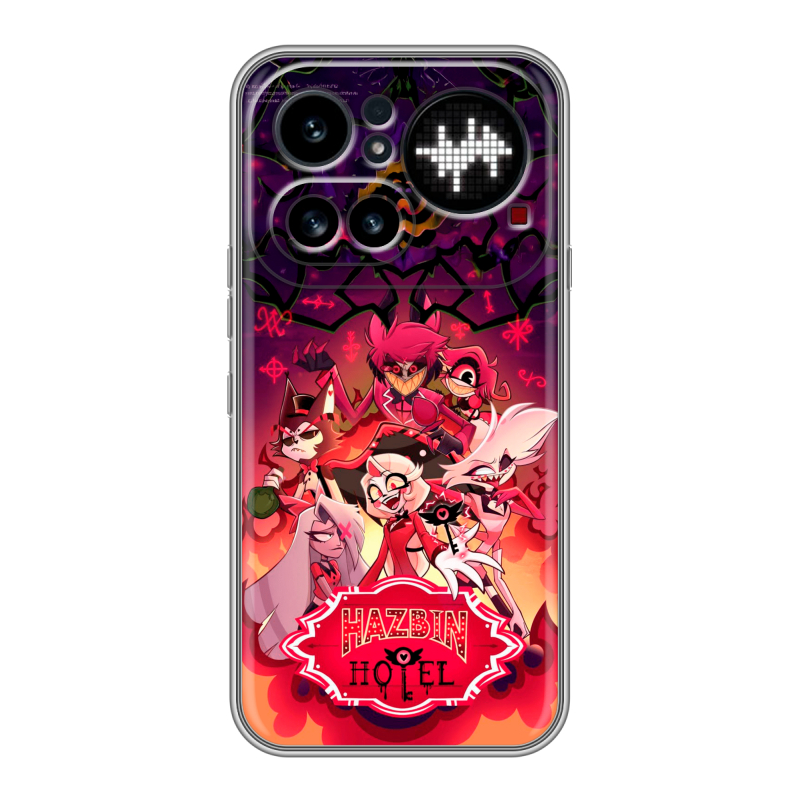 Силиконовый чехол на Nothing Phone (4a) Pro с принтом Hazbin Hotel Отель Хазбин Силиконовый чехол на Nothing Phone (4a) Pro с принтом Hazbin Hotel Отель Хазбин