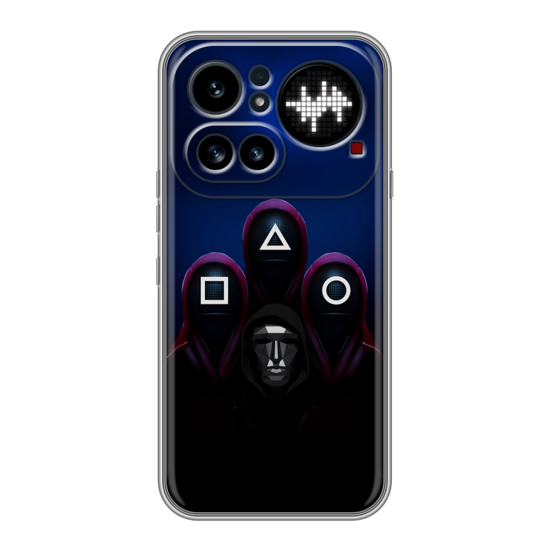 Силиконовый чехол на Nothing Phone (4a) Pro с принтом Игра Кальмара Силиконовый чехол на Nothing Phone (4a) Pro с принтом Игра Кальмара