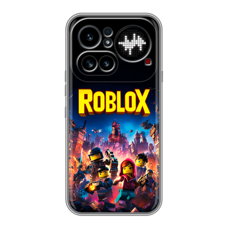 Силиконовый чехол на Nothing Phone (4a) Pro с принтом Roblox Роблокс Силиконовый чехол на Nothing Phone (4a) Pro с принтом Roblox Роблокс