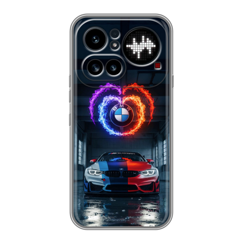 Силиконовый чехол на Nothing Phone (4a) Pro с принтом BMW БМВ Силиконовый чехол на Nothing Phone (4a) Pro с принтом BMW БМВ