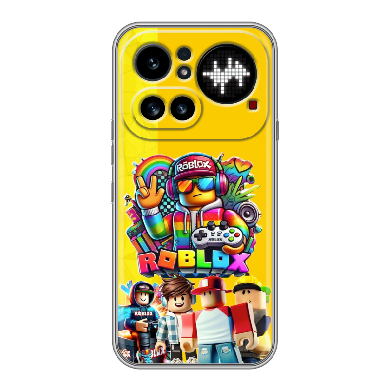 Силиконовый чехол на Nothing Phone (4a) Pro с принтом Roblox Роблокс Силиконовый чехол на Nothing Phone (4a) Pro с принтом Roblox Роблокс