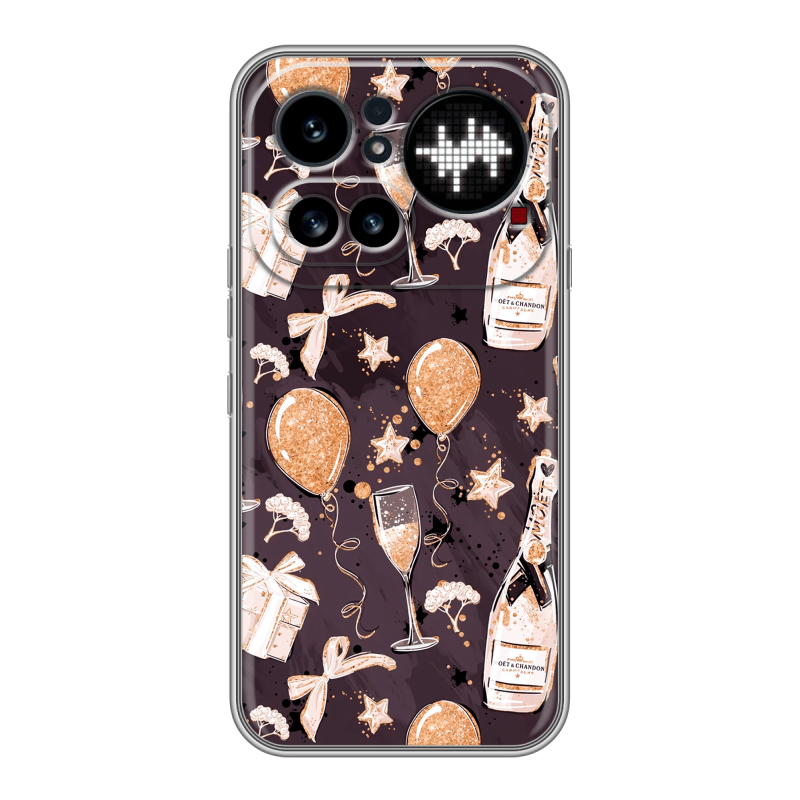 Силиконовый чехол на Nothing Phone (4a) Pro с принтом Новый год Силиконовый чехол на Nothing Phone (4a) Pro с принтом Новый год