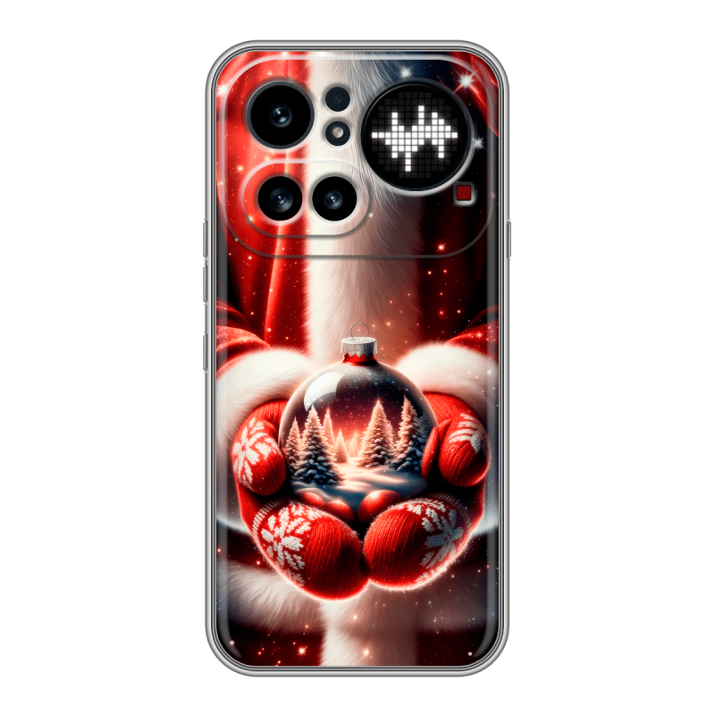 Силиконовый чехол на Nothing Phone (4a) Pro с принтом Новый год Силиконовый чехол на Nothing Phone (4a) Pro с принтом Новый год