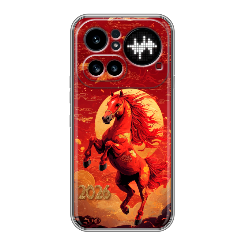 Силиконовый чехол на Nothing Phone (4a) Pro с принтом Новый год Силиконовый чехол на Nothing Phone (4a) Pro с принтом Новый год
