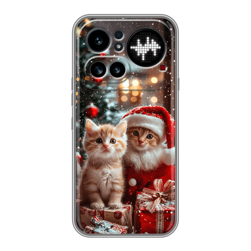 Силиконовый чехол на Nothing Phone (4a) Pro с принтом Новый год Силиконовый чехол на Nothing Phone (4a) Pro с принтом Новый год