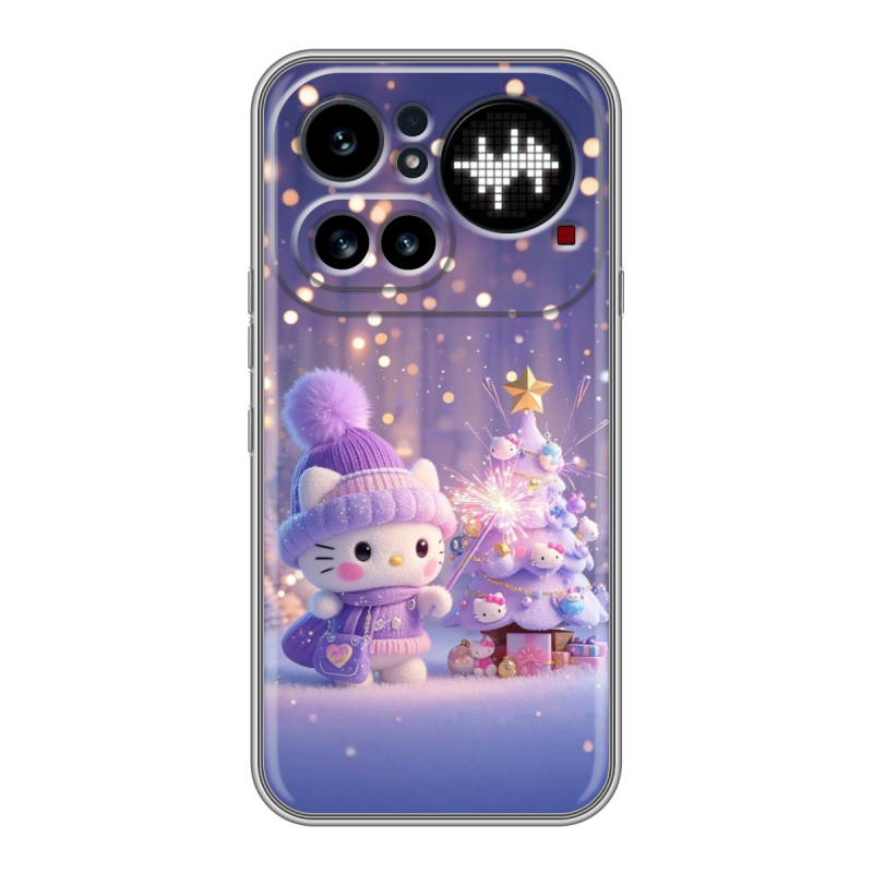 Силиконовый чехол на Nothing Phone (4a) Pro с принтом Новый год Силиконовый чехол на Nothing Phone (4a) Pro с принтом Новый год