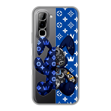 Силиконовый чехол на Infinix Hot 70 с принтом Луи робот Силиконовый чехол на Infinix Hot 70 с принтом Луи робот