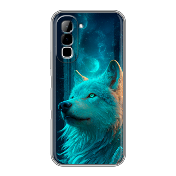 Силиконовый чехол на Infinix Hot 70 с принтом бабочки саккура Силиконовый чехол на Infinix Hot 70 с принтом бабочки саккура