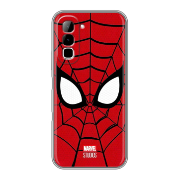 Силиконовый чехол на Infinix Hot 70 с принтом человек паук spiderman