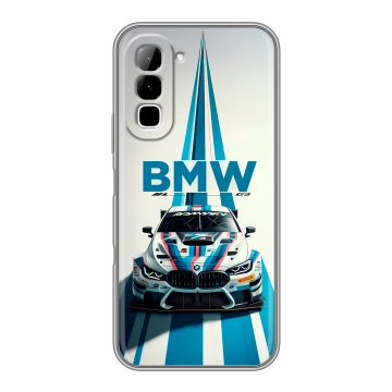 Силиконовый чехол на Infinix Hot 70 с принтом БМВ BMW Силиконовый чехол на Infinix Hot 70 с принтом БМВ BMW