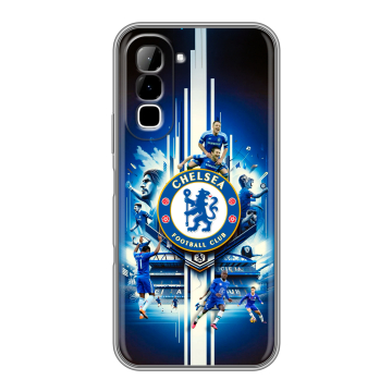 Силиконовый чехол на Infinix Hot 70 с принтом Chelsea Челси