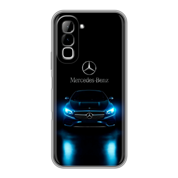Силиконовый чехол на Infinix Hot 70 с принтом Mercedes Мерседес Силиконовый чехол на Infinix Hot 70 с принтом Mercedes Мерседес
