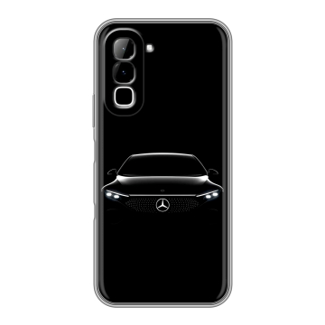 Силиконовый чехол на Infinix Hot 70 с принтом Mercedes Мерседес Силиконовый чехол на Infinix Hot 70 с принтом Mercedes Мерседес