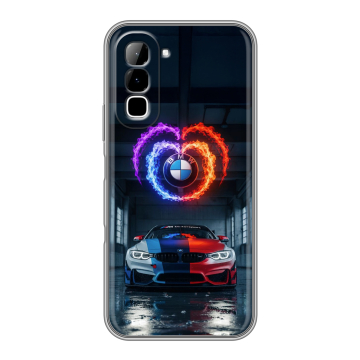 Силиконовый чехол на Infinix Hot 70 с принтом BMW БМВ Силиконовый чехол на Infinix Hot 70 с принтом BMW БМВ