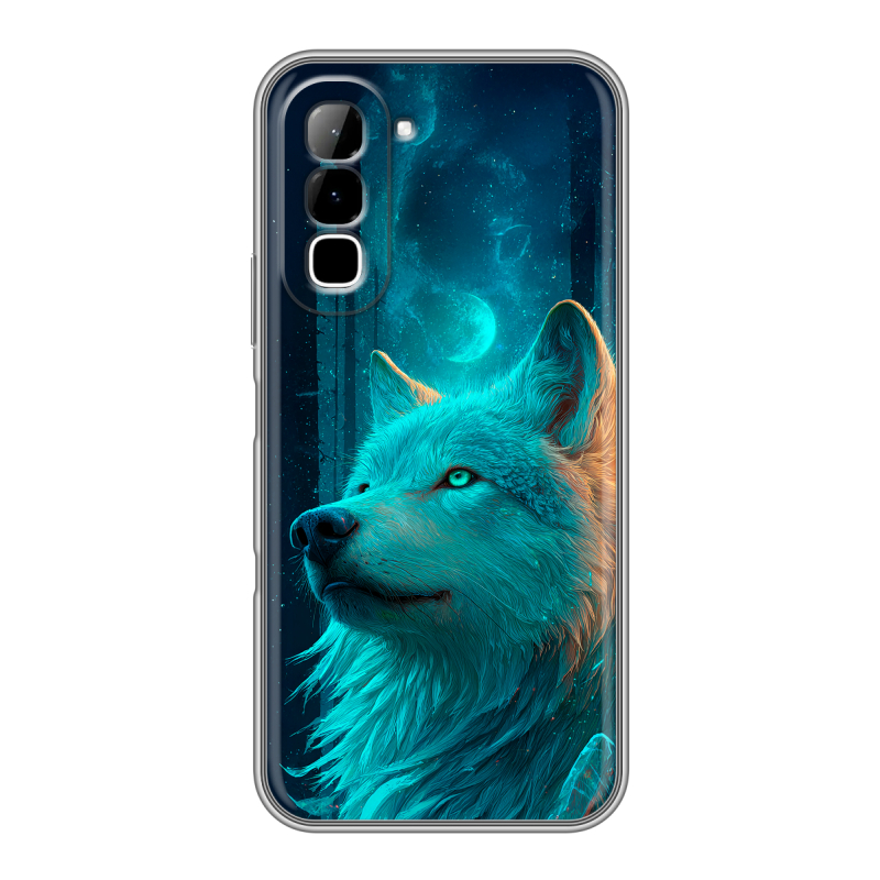 Силиконовый чехол на Infinix Hot 70 с принтом бабочки саккура Силиконовый чехол на Infinix Hot 70 с принтом бабочки саккура