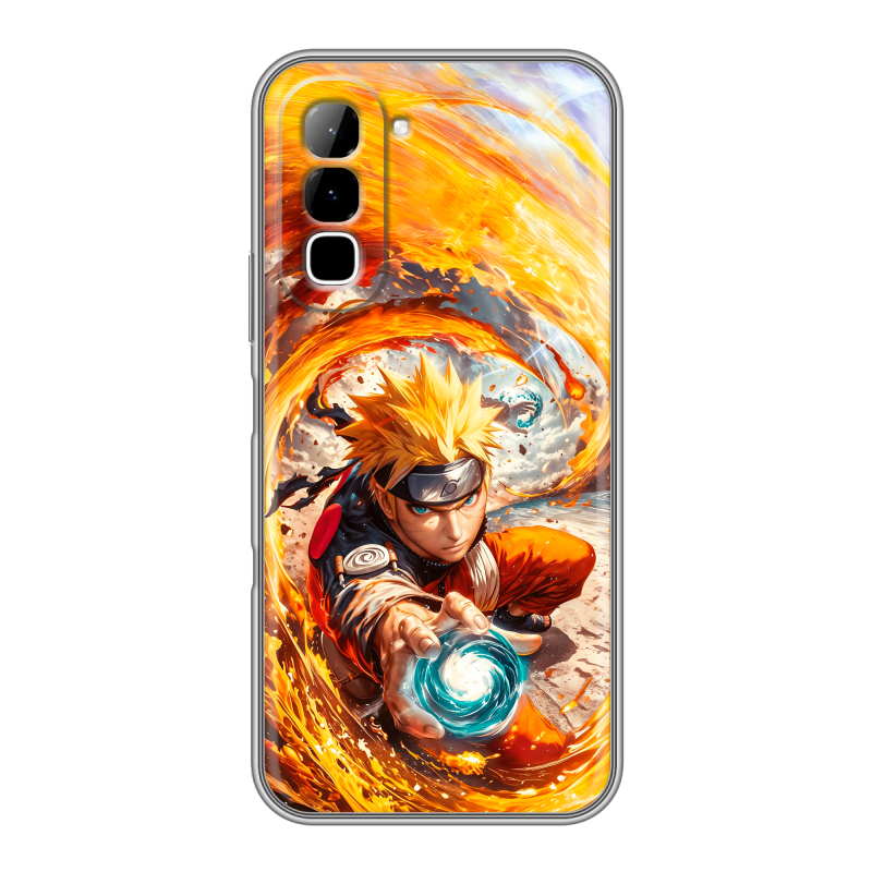 Силиконовый чехол на Infinix Hot 70 с принтом Аниме Наруто Naruto Силиконовый чехол на Infinix Hot 70 с принтом Аниме Наруто Naruto