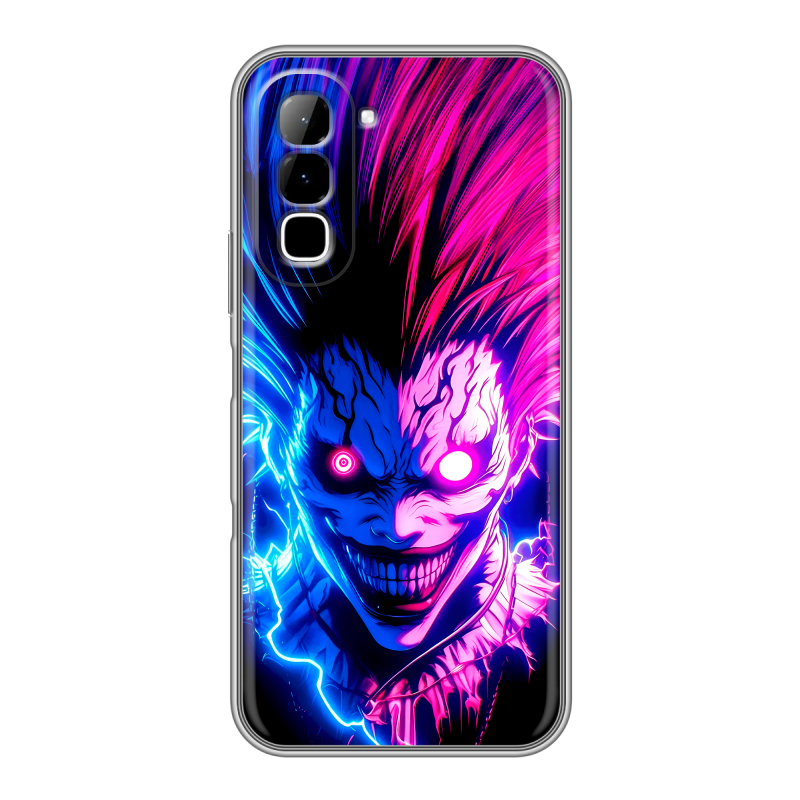 Силиконовый чехол на Infinix Hot 70 с принтом Death note Тетрадь смерти Силиконовый чехол на Infinix Hot 70 с принтом Death note Тетрадь смерти