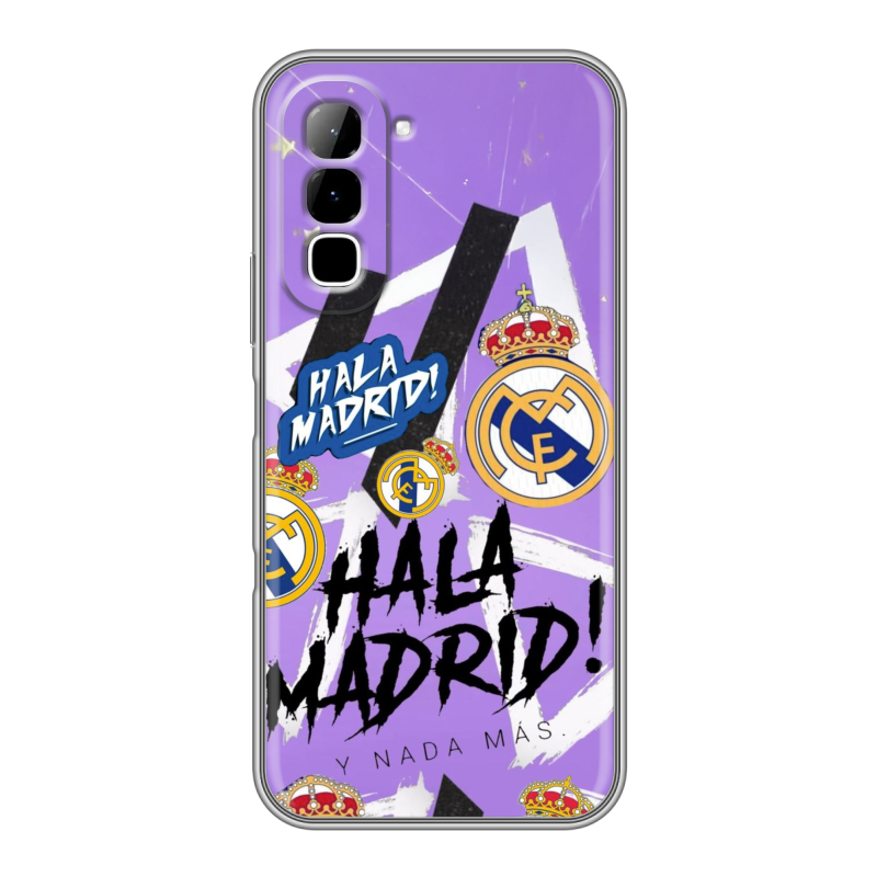 Силиконовый чехол на Infinix Hot 70 с принтом Real Madrid Реал Мадрид Силиконовый чехол на Infinix Hot 70 с принтом Real Madrid Реал Мадрид