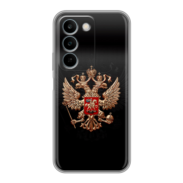 Силиконовый чехол на Realme C83 с принтом Герб России Силиконовый чехол на Realme C83 с принтом Герб России