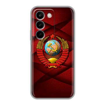 Силиконовый чехол на Realme C83 с принтом Герб СССР Силиконовый чехол на Realme C83 с принтом Герб СССР