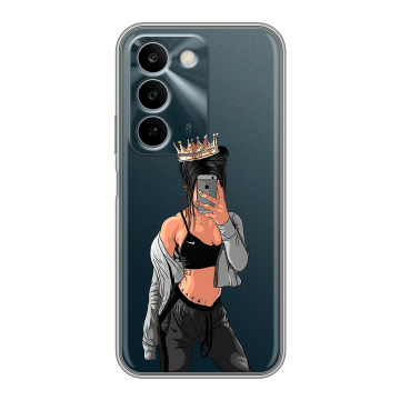 Силиконовый чехол на Realme C83 с принтом Женские принты Силиконовый чехол на Realme C83 с принтом Женские принты