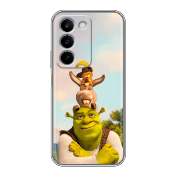 Силиконовый чехол на Realme C83 с принтом Шрек Shrek Силиконовый чехол на Realme C83 с принтом Шрек Shrek