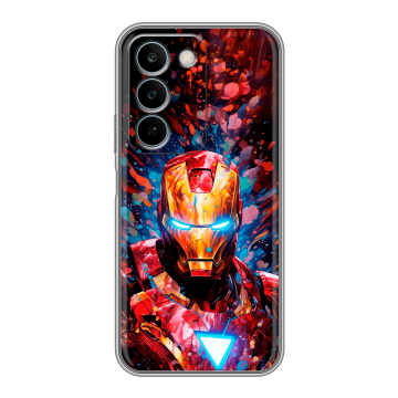 Силиконовый чехол на Realme C83 с принтом Железный человек Ironman